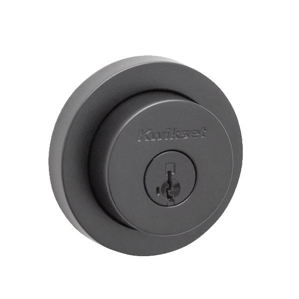 Kwikset Kwikset: Milan Single Cylinder Deadbolt with Smartkey Technology / Iron Black - KWS-158-RDT-SMT-514