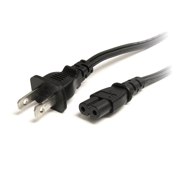 Dynamicfunction StarTech  Cable 10feet Standard Laptop Power Cord NEMA 1-15P to C7 Retail - DY167705