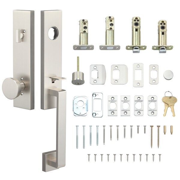 Sure-Loc Hardware Sure-Loc Hardware Turin Handleset, Satin Nickel - TN507 15