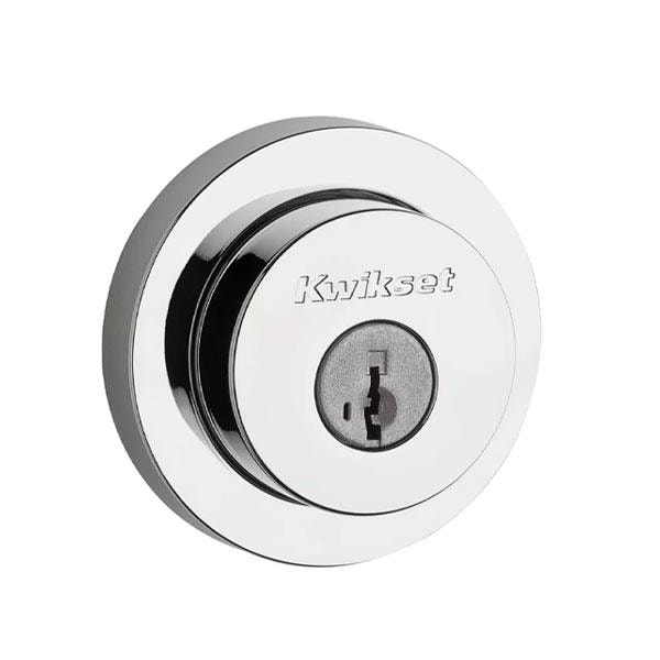 Kwikset Kwikset: Milan Single Cylinder Deadbolt with Smartkey Technology / Polished Chrom - KWS-158-RDT-SMT-26