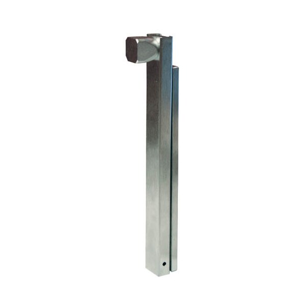 Global Door Controls 8 in. Manual Surface Bolt in Brushed Chrome - TH1100-SB1-US26D