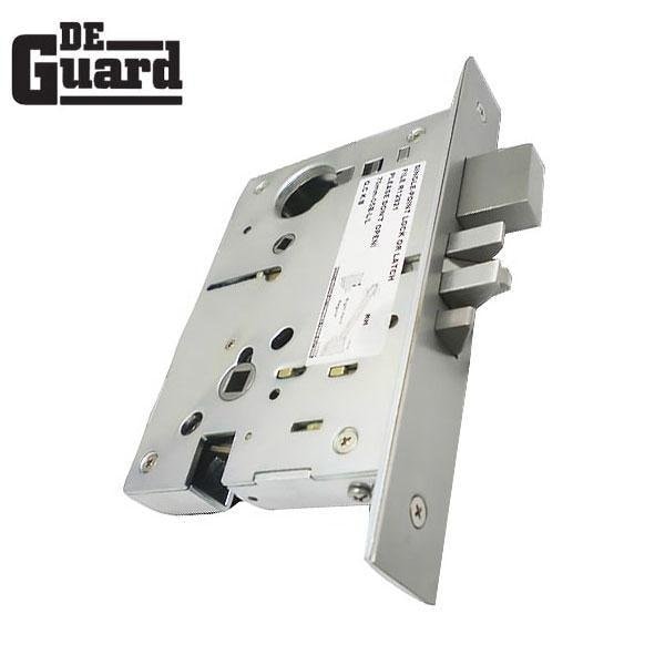 Deguard ANSI UL Fire Rated Mortise Lockset (2-3/4") Mechanism - US32D - Storeroom - DULML01-SS-ST