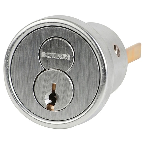 Schlage FSIC Rim Cylinder, C Keyway, 1-Bitted, 626, 4 Pack - 20-057 C 626 (4PK)