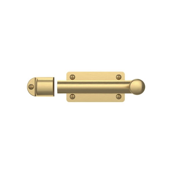 Baldwin Estate Lifetime Satin Brass Dutch Door Bolts - 0345.044