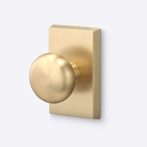 Sure-Loc Hardware Sure-Loc Hardware Oakley Dummy Knob, Satin Brass - OK100 SB