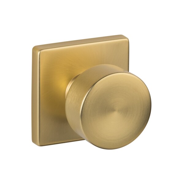 Sure-Loc Hardware Sure-Loc Hardware Bergen Square Dummy Knobset, Satin Brass - BG100-SQ SB