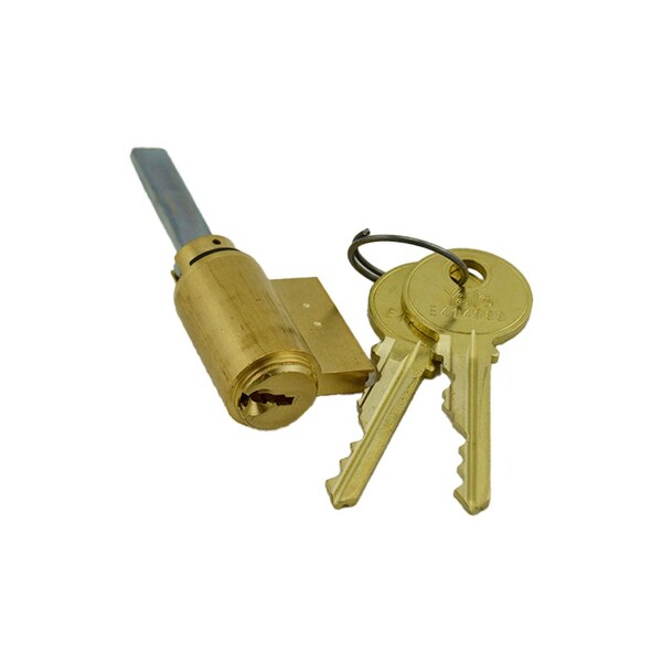 Yale Commercial 6 Pin Single Section GC Keyway Cylinder for Key in Levers (AU5400LN) US4 (606) Satin Brass Finish - 1802GC606
