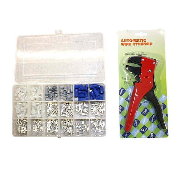 Superior Electric Electrical Connectors/Terminals Repair Kit w/plastic case + Crimper - EKIT1