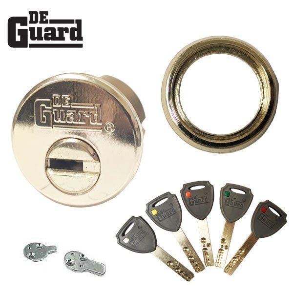Deguard High Security Rim/Mortise Combo - 1-1/8" - US3 - DMRH-02-US3