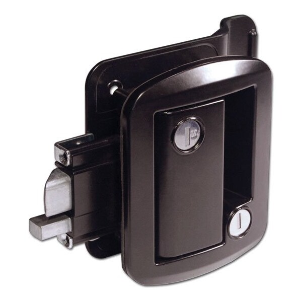 Creative Products Global Classic PRO Entry Door Lock with Deadbolt - Black - TTL-43610-2006-AL-1PK