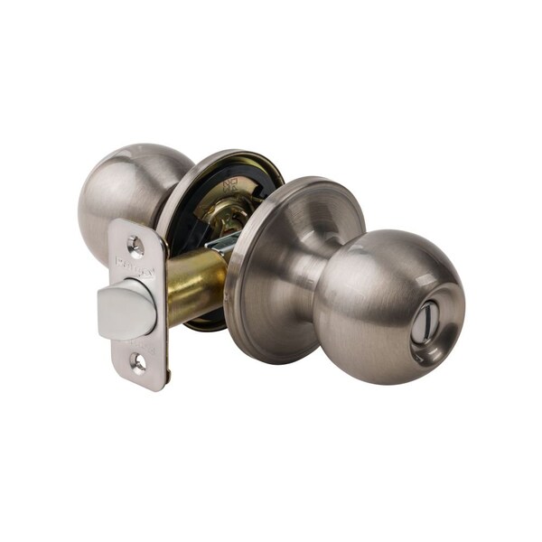Pamex Saturn Knob Privacy Lock Satin Nickel Finish - FT3P10
