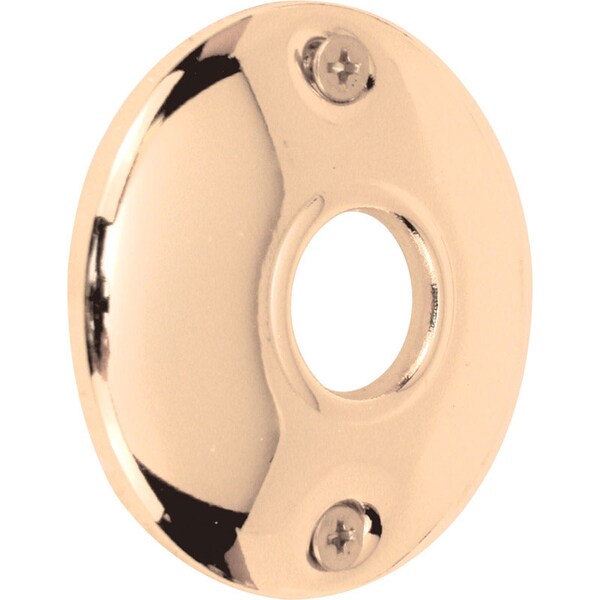 Prime-Line Prime-Line Brass Plated Steel Door Knob Rosettes 2 pk - E 2282