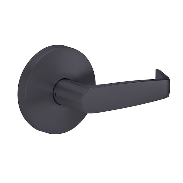 Falcon W Series Passage Dane Lever Lock with 30206 Latch 30148 Strike Matte Black Finish - W101D622