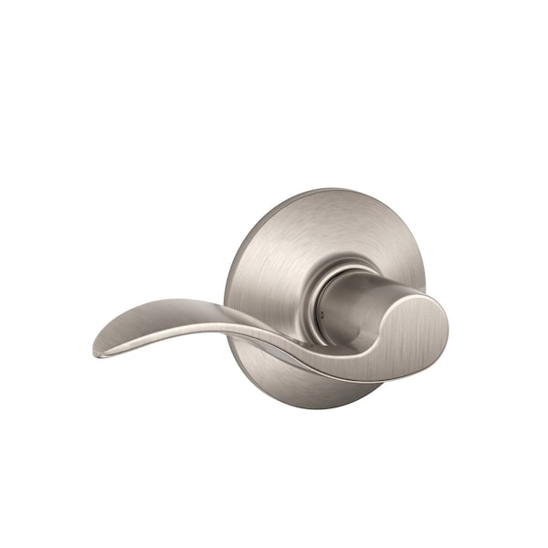 Schlage Schlage Accent Satin Nickel Passage Lever Right or Left Handed - F10ACC619