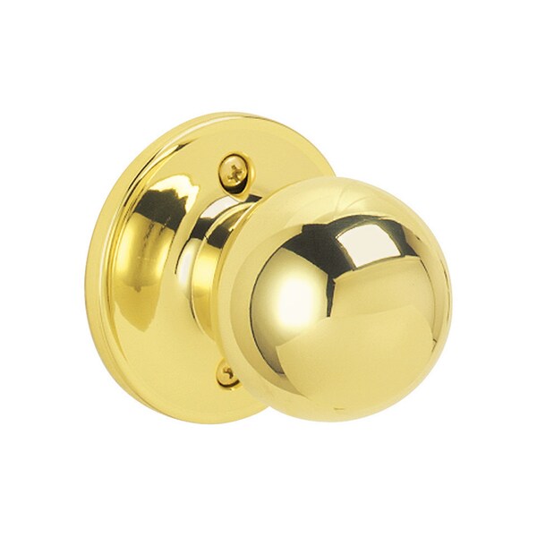 Schlage Schlage Dexter Corona Bright Brass Dummy Knob Right or Left Handed - J170CNA605