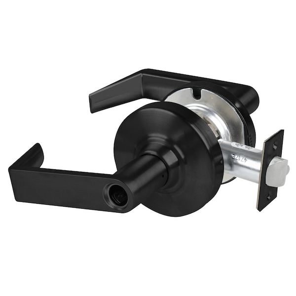 Schlage Grade 1 Institutional Lock, Rhodes Lever, Less Cylinder, Matte Black Finish, Non-handed - ND82CD RHO 622