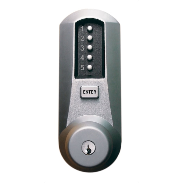 Dormakaba Cylindrical Combination Knob Lock, 2-3/4-in Backset, 3/4-in Throw Latch, KIL, Schlage C Keyway - 5025XSWK-26D-41