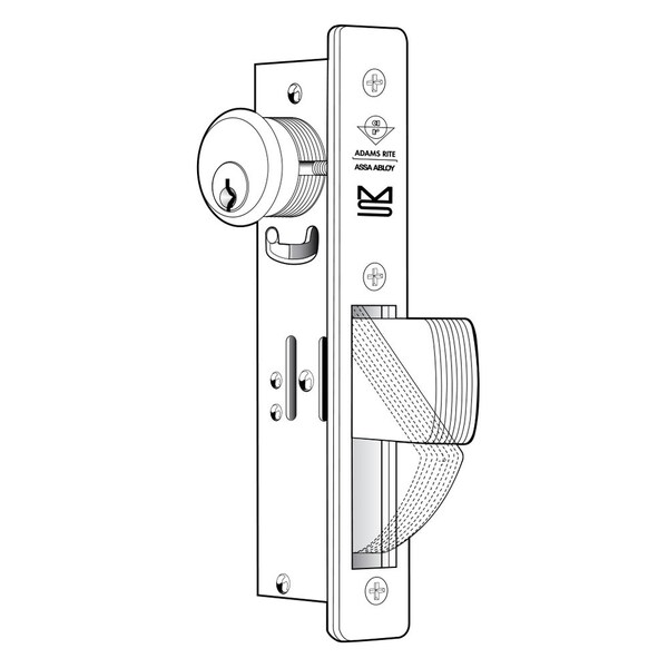 Adams Rite MS1853SN Series MS Deadlock Body Only - MS1853SN-410-IB
