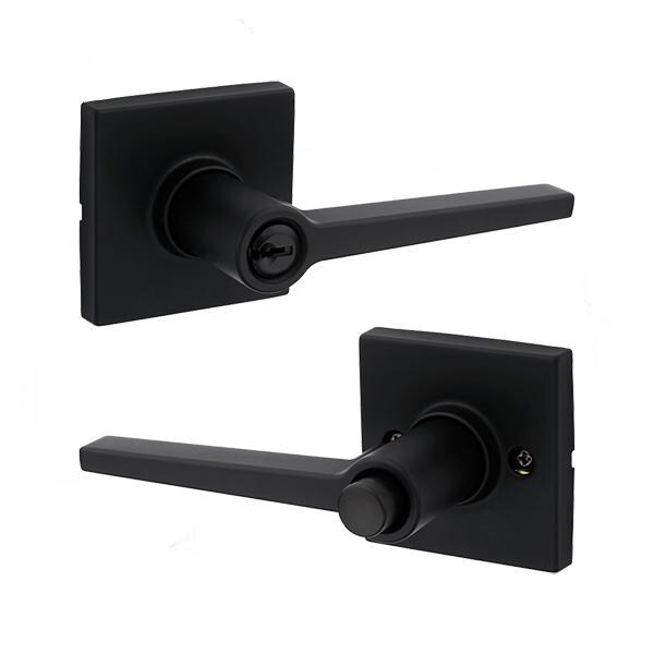 Kwikset Kwikset: Daylon Lever UL Entry Satin Black Finish - KWS-SL6002DAL-514