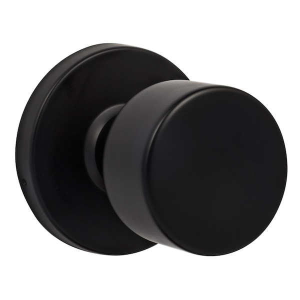 Sure-Loc Hardware Sure-Loc Hardware Bergen Round Passage Knobset, Flat Black - BG101 FBL