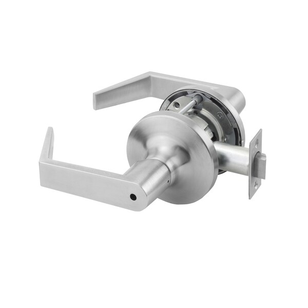 Yale Commercial Privacy Augusta Lever Grade 1 Cylindrical Lock, 693 Latch and 497-114 US26D 626 Satin Chrome - AU5402LN626