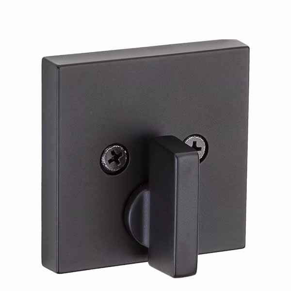 Kwikset Kwikset: Downtown Low Profile Single Cylinder Deadbolt with SmartKey Technology / Iron Black - KWS-258-SQT-SMT-514
