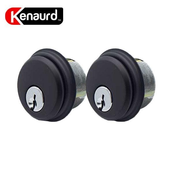 Kenaurd Kenaurd:ZINC Mortise Cylinder (KA2) - 1" - Anodized Bronze, PK 2 - SMC01-DU-SC1