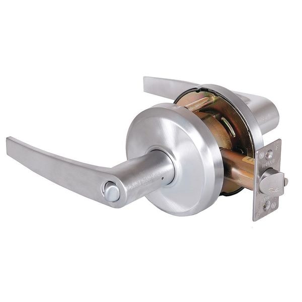 Dormakaba Door Lever Lockset, Satin Chrome - QCL270A626S4478SSCKD