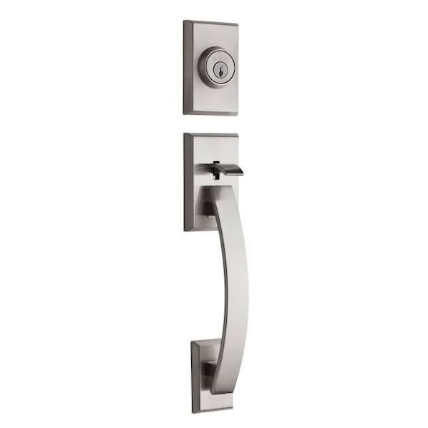 Kwikset Tavaris Dummy Exterior Handleset Satin N - 802TVHLIP-15