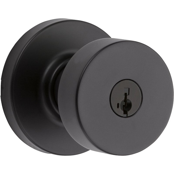 Kwikset Kwikset Signature Series Pismo Iron Black Entry Door Knob KW1 2-1/4 in. - 97402-849
