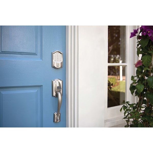 Schlage Schlage Encode Satin Nickel Metal Wifi Deadbolt - BE489WBVCAM619