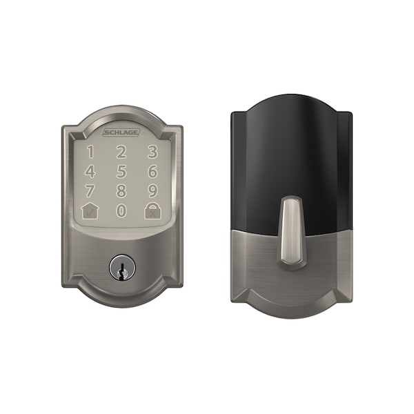 Schlage Schlage Encode Satin Nickel Metal Wifi Deadbolt - BE489WBVCAM619