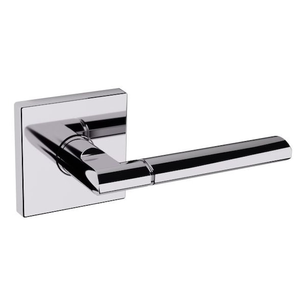 Baldwin Estate Baldwin Preconfigured L021 Lever with R017 Rose Right Hand Half Dummy Lock Bright Chrome Finish - L021260RDM