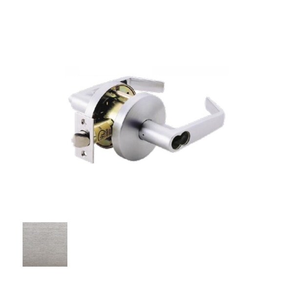 Orca Hardware Classroom Lockset, SFIC Prep Less Core, US26D Satin Chrome Finish, Captain Lever, ANSI Strike, 2-3/ - OCL270IC-26D-CAP