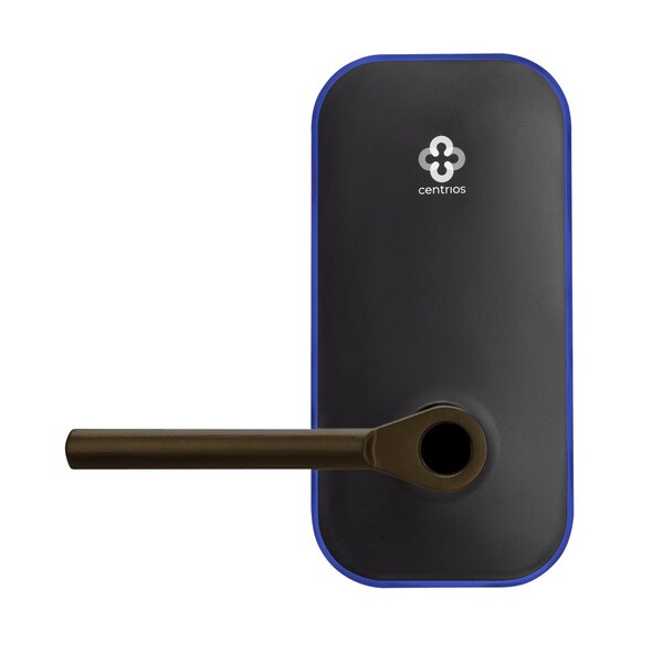 Centrios Grade 1 Smart Bluetooth Cylindrical Lock, Taylor Bay, Key-in Lever, Less Cylinder, Bronze - CEB100-TB-613-LC