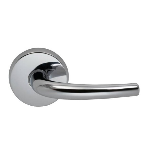 Omnia Lever Pass 2-3/4" BS Full Lip 1-3/8" Doors Bright Chrome 892 - 892/00AF.PA2