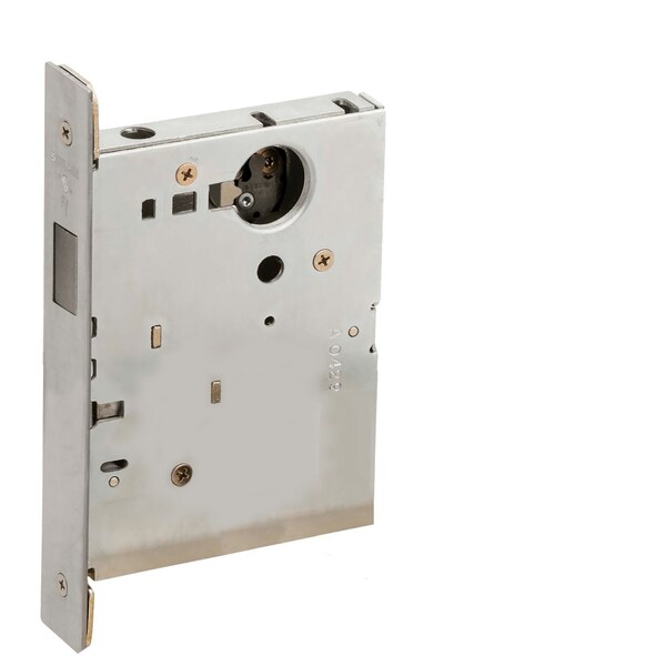 Schlage Double Cylinder Mortise Deadlock, Less Cylinder, Satin Chrome - L9462L 626