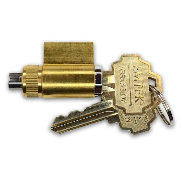 Emtek Key-In Knob or Lever, Single Keyed, Schlage C Cylinder for US26, US14, US15, US15A, TWB and SS - CY4-PSCHCTS2-US26