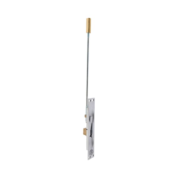 Pamex UL Listed Manual Flush Bolt for Metal Doors Satin Chrome Finish - DD0563SC