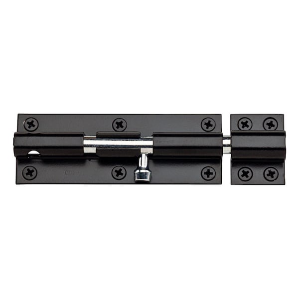 National Hardware National Hardware 6 in. L Black Steel Heavy Duty Barrel Bolt 1 pk - N152-126