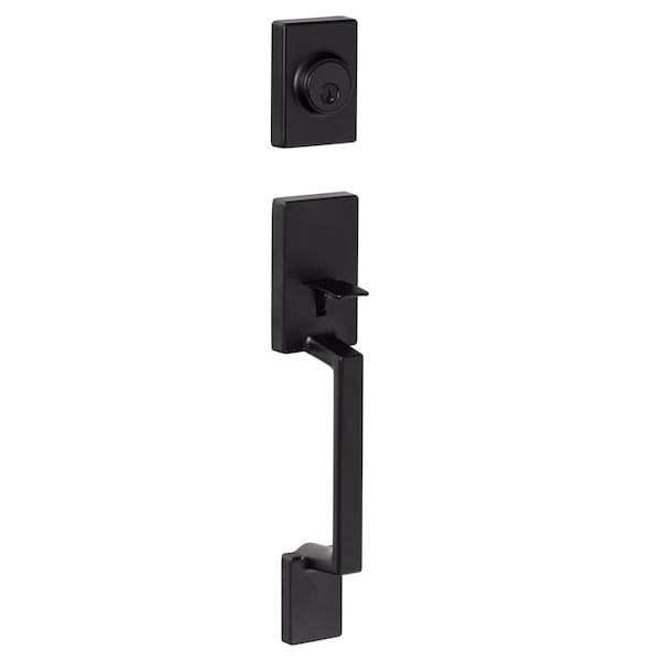 Sure-Loc Hardware Sure-Loc Hardware Stockholm Dummy Handleset with _Thumb Turn, Flat Black - SH500 FBL