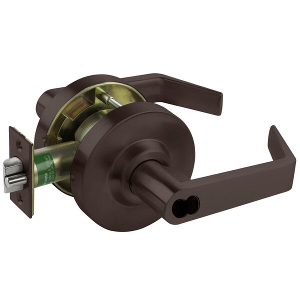Arrow Lock Grade 2 Cylindrical Lock, Storeroom Function, SFIC Prep Less Core, Sierra Lever, 3-11/32-in Rose Dia - MLX82-SR-613E-IC