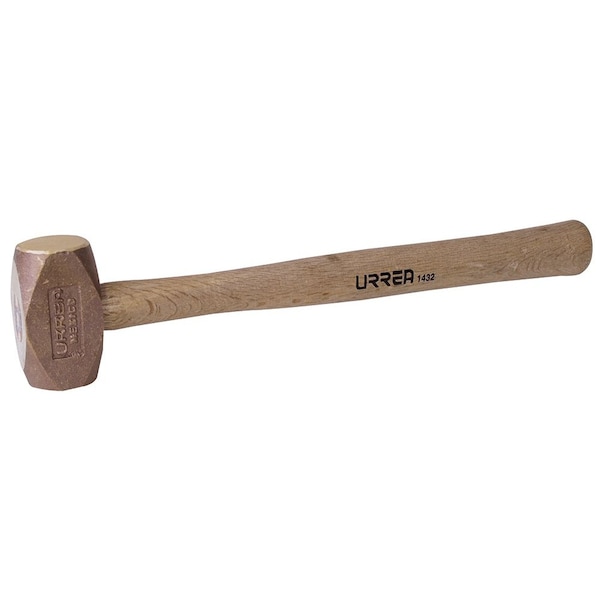 Urrea Bronze hammer with wooden handle 1.6 lbs - 1430
