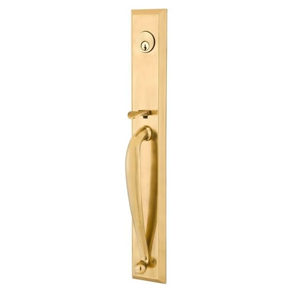 Emtek French Antique Brass Handleset 4415NWUS7 - 4415NWUS7