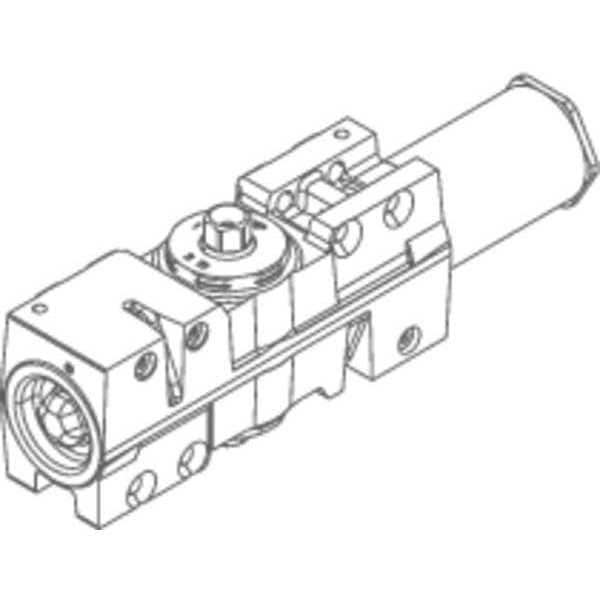 Lcn Standard Cylinder Assembly, Aluminum - 4011-3071 RH AL