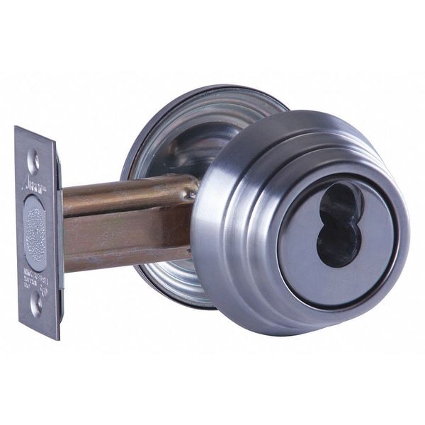 Arrow Lock Deadbolt, Cylindrical, Satin Chrome Finish - E61 26D IC
