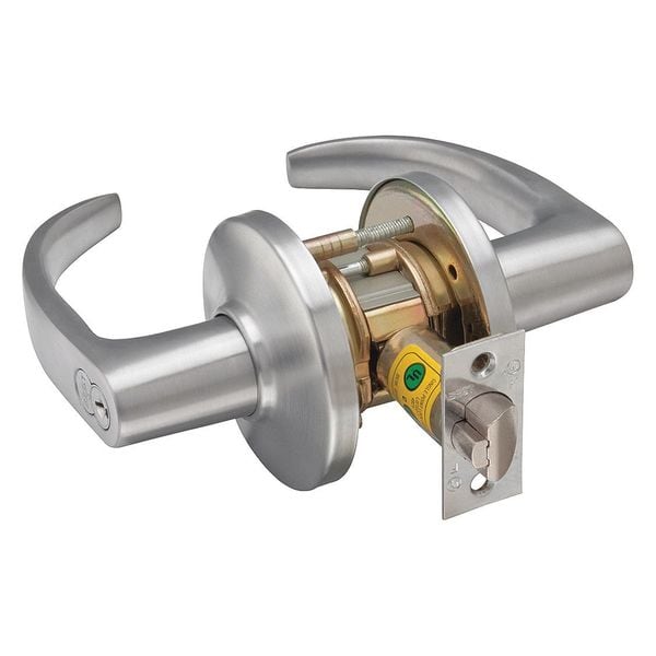 Best Lever Lockset, Mechanical, Entrance, Grd. 2 - 9K37AB14DS3626