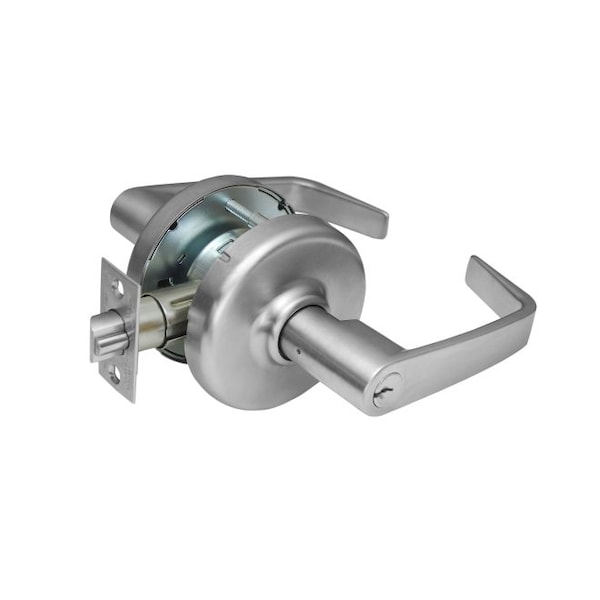 Corbin Russwin wport Lever and D Rose Sngl Cylinder Entry Grade 2 Std Dty Lever Lock L4 Keyway Satin Chrome - CL3851NZD626
