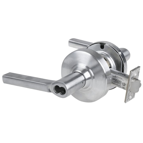 Schlage Grade 2 Storeroom Cylindrical Lock with Field Selectable Vandlgard, Latitude Lever, FSIC Less Core,  - ALX80J LAT 626