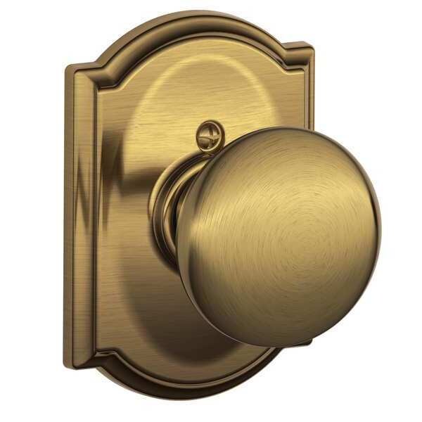 Schlage Knob Lockset, Mechanical, Dummy, Grd. 2 - F170 PLY 609 CAM